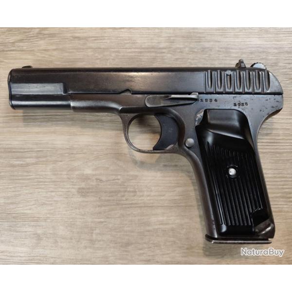 Ench�res 1� - Pistolet TOKAREV TT-30 - Fabrication Russe 1935 - Cal. 7,62x25 Tokarev (Occasion)