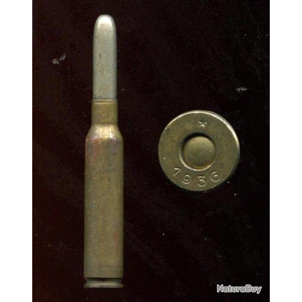 6.5x 52 Carcano Italie - production autrichienne pour l'Italie - culot plat marqu� : * 1936