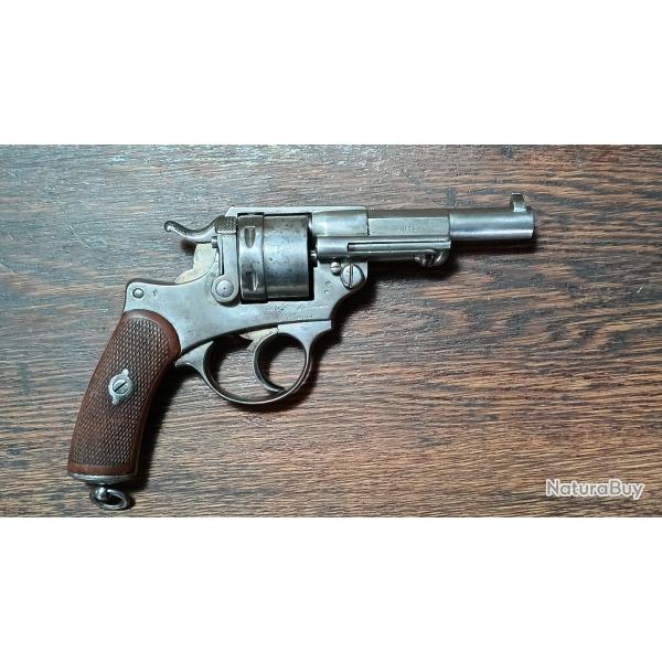 Revolver Chamelot Delvigne r�glementaire d'ordonnance MAS 1873 - mono matricule ann�e 1875 - TBE
