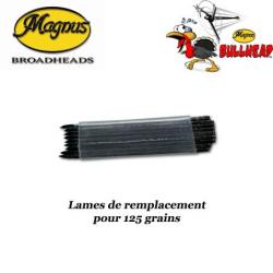MAGNUS Bullhead 9 Lames de remplacement pour 3 pointes 100 ou 125 grains 125
