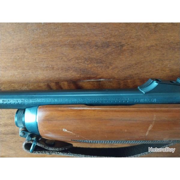 Carabine remington 7400 cal 35 whelen +aimpoint7000+23 balles+bretelle