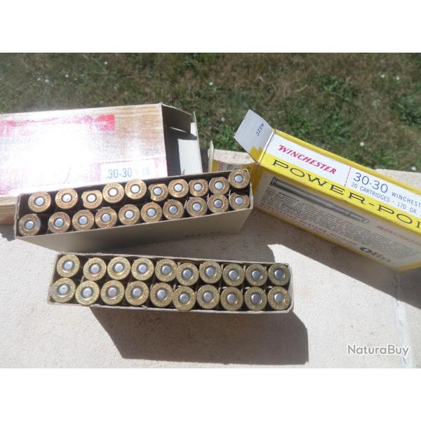 cartouches 30x30 winchester