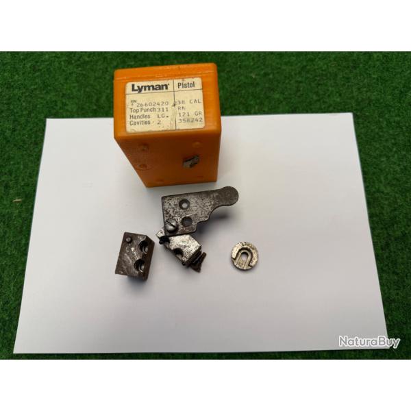 MOULE A DOUBLE BALLES LYMAN   CALIBRE  38