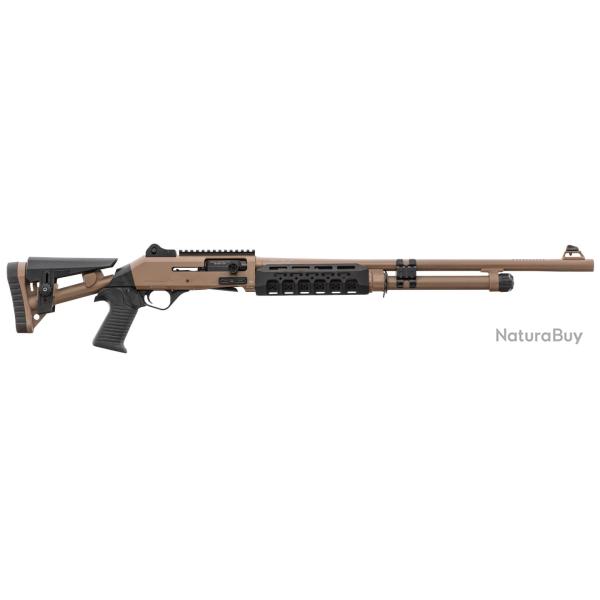 Fusil semi auto AKSA Arms S4 EXTREME - Cal. 12/76 - Canon 61 cm - TAN