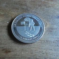 monnaie m&eacute;daille apollo 11  1969