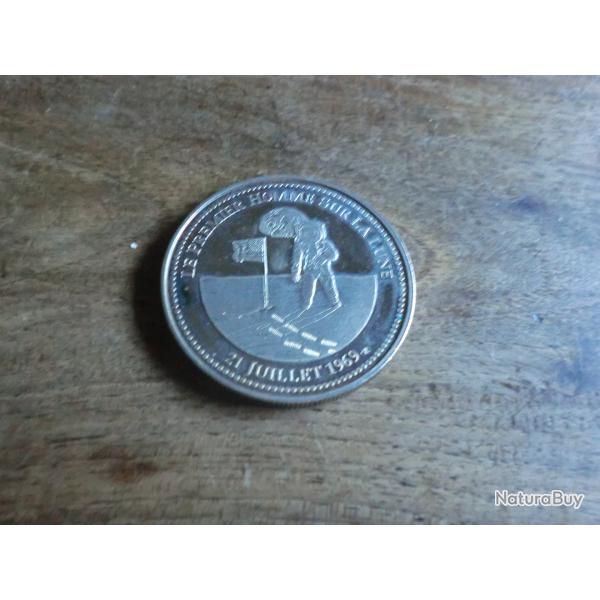 monnaie m�daille apollo 11  1969