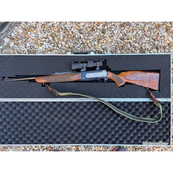 Carabine Browning bar MK1/MK2 semi automatique calibre 7x64 �quip�e aimpoint H 34 Valise transport