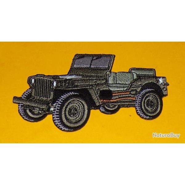 TISSU PATCH : JEEP GROS MODELE , DIAMETRE 11 CM ,  ETAT NEUF VOIR PHOTO . POUR TOUT RENSEIGNEMENT ME