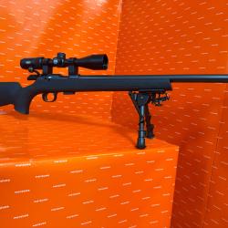 Carabine CZ 457 Varmint Synth&eacute;tique 22LR + lunette Dakota Optics Bison 3-9X40 + Bipied