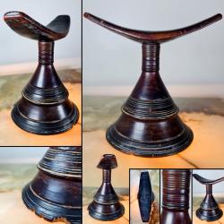 Appui nuque ancien Gouragu&eacute;, Ethiopie. H : 16 cm