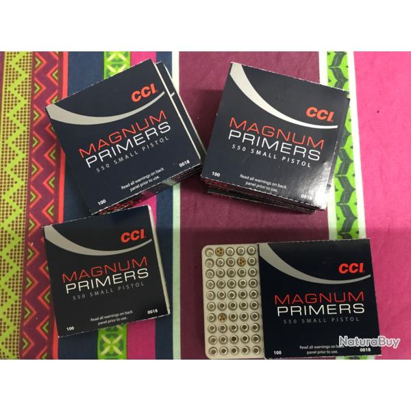 Amorces cci 550 small pistol CCI