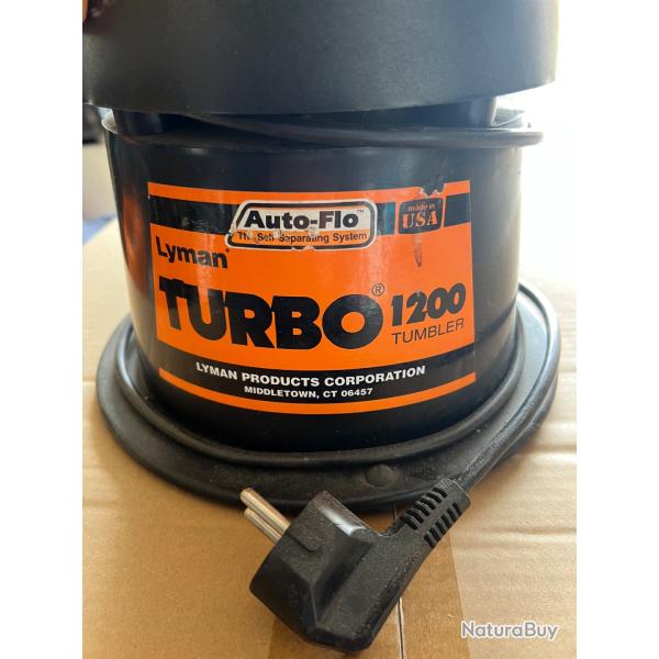 Tumbler sec lyman turbo 1200 auto-flo avec lot de m�dia