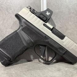 Pistolet Micro Compact SPRINGFIELD Hellcat Stainless Calibre 9 mm Para + Point rouge VORTEX Defender