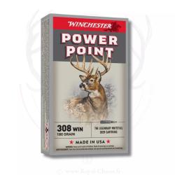 20 balles POWER POINT Cal.308Win 180grs WINCHESTER