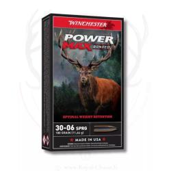 20 balles POWER MAX BONDED Cal.30-06 180Grs WINCHESTER