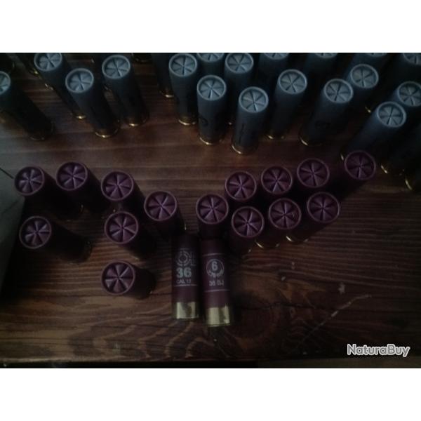 Lot de 250 cartouches Cal 12