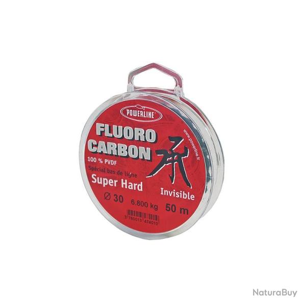 FIL POWERLINE FLUORO CARBON SUPER HARD 100% PVDF 20 METRES 0.40