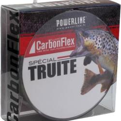 NYLON POWERLINE CARBONFLEX FLUORO TRUITE 150M 0.148 mm