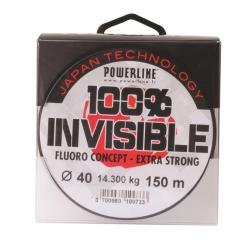 FIL POWERLINE FLUORO CONCEPT INVISIBLE 100% 150M 0.14 mm