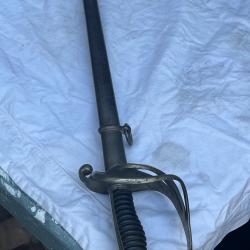 Ancienne &eacute;p&eacute;e officier d'infanterie CHATELLERAULT 1882