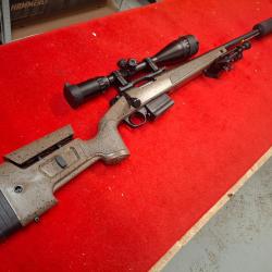 BERGARA B14 HMR GRAPHITE CAL. 308 WIN NEUVE + LUNETTE + SILENCIEUX + BIPIED + MALLETTE