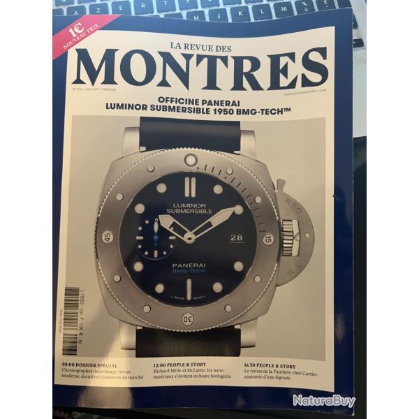 La Revue des Montres juin 2017 Panerai 1950 BMG-TECH, Richard Mille...