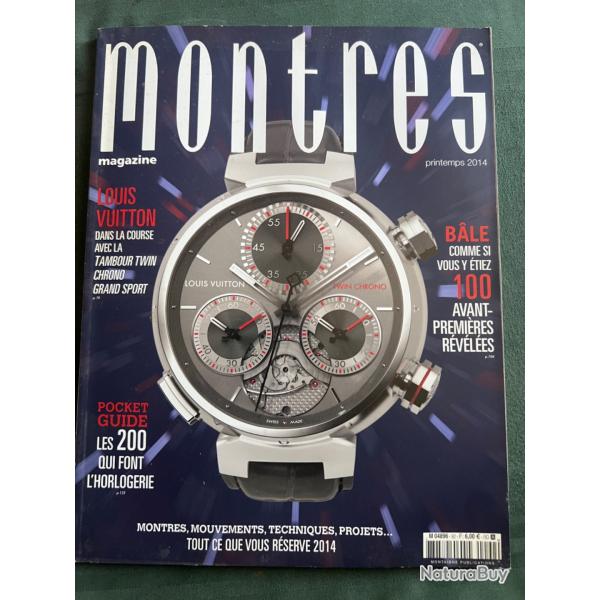 Montres magazine printemps 2014 Louis Vuitton...