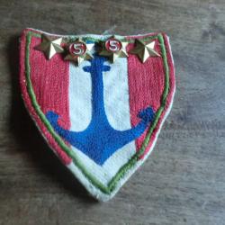 insigne tissu 4 &eacute;toile amiral de marine