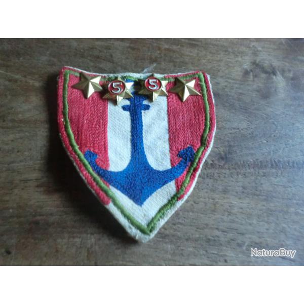 insigne tissu 4 �toile amiral de marine