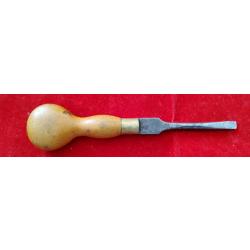 Tournevis Ancien manche bois &agrave; identifier ( Parker-hale...Redfield?)parfait pour coffret arme