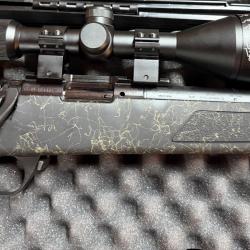 PACK BERGARA 22LR BMR-X-BLUED-BLACK GREEN 18" 1/2x28 + LUNETTE + VALISE + SILENCIEUX + 50 BALLES