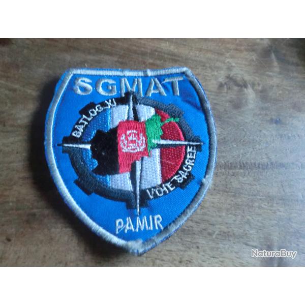 insigne tissu brod�e patch SGMAT GATLOG XI VOIE SACREE  PAMIR