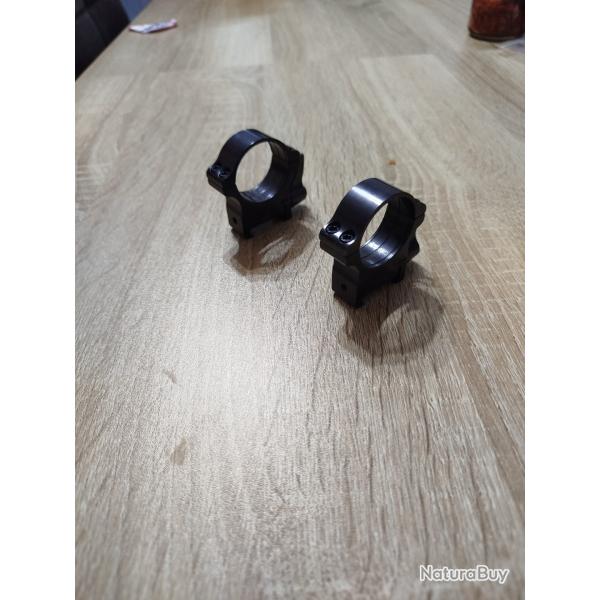 Colliers Acier amovibles Rusan Diam�tre 30 mm pour prisme de 19 mm - Hauteur 19 mm