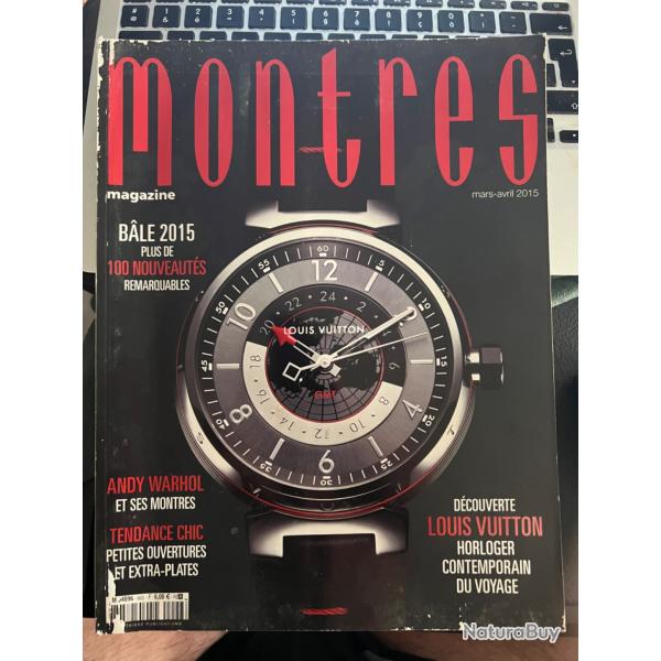 Montres magazine mars-avril 2015, B�le 2015, Andy Warhol...