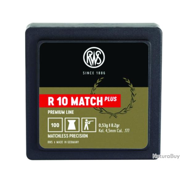 PLOMBS RWS R10 MATCH 4.50 PISTOLET