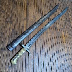 SABRE BA&Iuml;ONNETTE 1842 REGLEMENTAIRE FRANCE