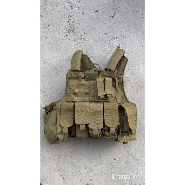 Gilet tactique airsoft Pantac Cordura taille M