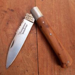 Joli Couteau R&eacute;gional YSSINGEAUX MASSOPTIER  Manche en Bois