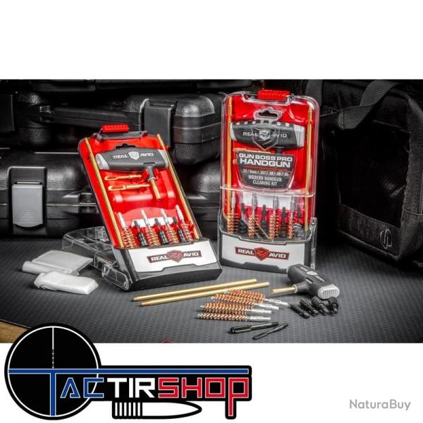 Kit de nettoyage armes de poing Real Avid Gun Boss Pro