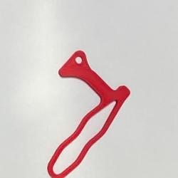 Drapeau de chambre vide calibre 12 - Indicateur de s&eacute;curit&eacute; fusil - Rouge