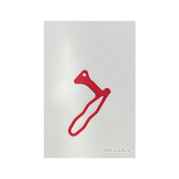 Drapeau de chambre vide calibre 12 - Indicateur de s�curit� fusil - Rouge