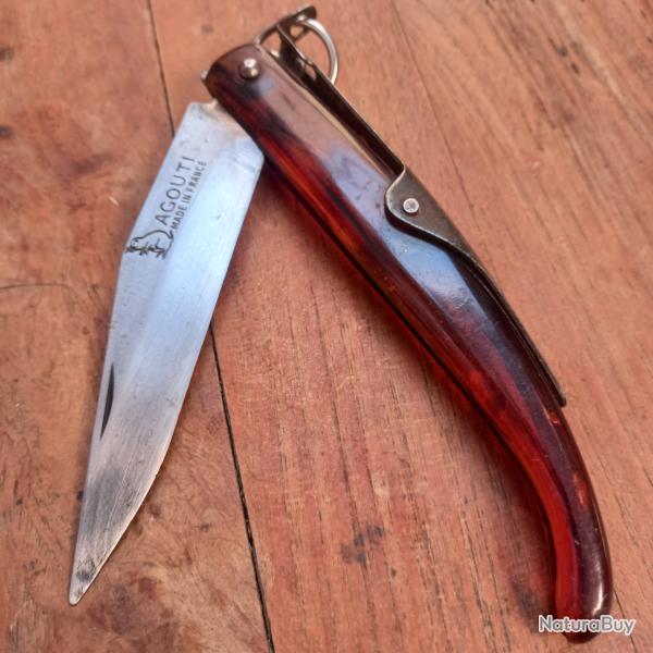 Couteau R�gional AGOUTI MADE IN FRANCE Manche en R�sine