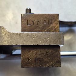 Moule LYMAN une cavit&eacute; 452460 + poign&eacute;e