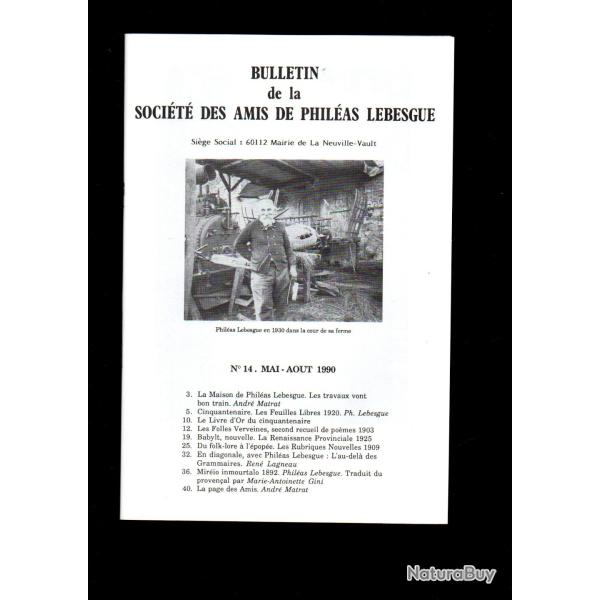 bulletin de la soci�t� des amis de phil�as lebesgue lot de 10 num�ros