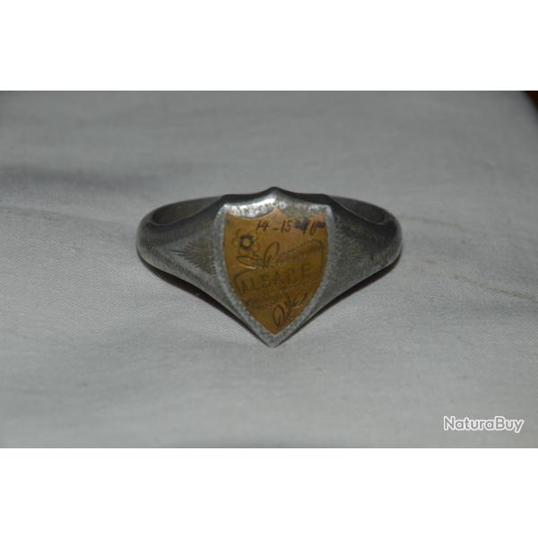ARTISANAT TRANCHEE DE POILU-ROND DE SERVIETTE-ALSACE 14-15-16-GRANDE GUERRE 1914/1918