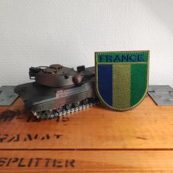 Patch brod&eacute; drapeau France &eacute;cusson camouflage for&ecirc;t style militaire airsoft