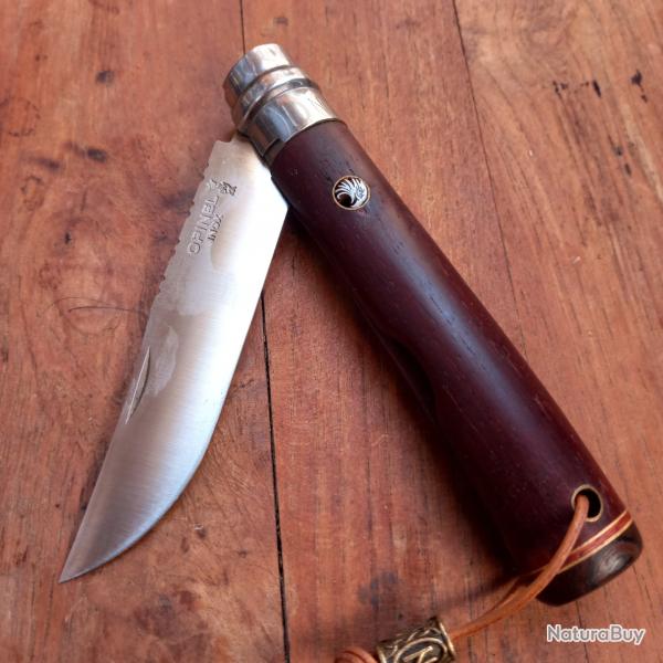 Couteau OPINEL Inox N 10 Custom Manche en Bois