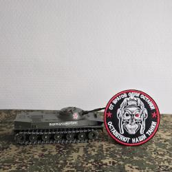 Patch brod&eacute; Moral patch Le Tankiste Russe tactique airsoft