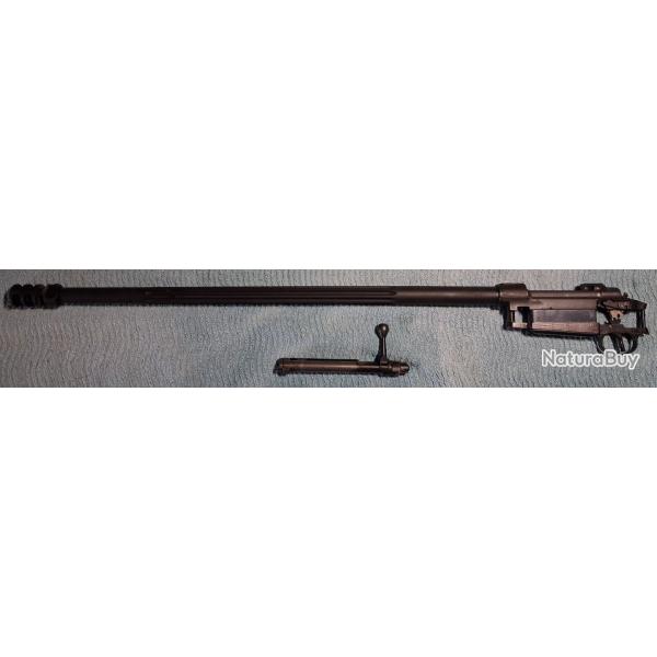 Canon lourd flut� 300Win Mag + action boitier culasse CZ Brno ZKK602