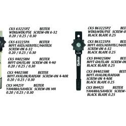 Clicker Beiter avec vis M4 Argent 0.30